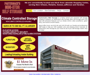 pasternacksministorage.com: Metairie Self Storage | Pasternack's Mini Storage | Metairie LA
Pasternack's Mini Storage Your Self Storage Solution Provider For Mini Storage Including Packing Moving & Shipping Supplies