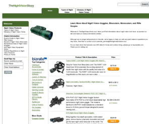 the-nightvision-store.com: Learn More About  Night Vision Goggles, Binoculars, Monoculars, and Rifle Scopes.
The Night Vision Store is where you can find more information on night vision goggles, binoculars, monoculars, and rifle scopes.