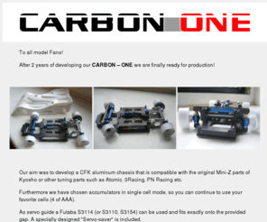 carbon-one.net: CARBON-ONE the fastest Mini-Z-kompatible 1:28er
CARBON-ONE the fastest Mini-Z-kompatible 1:28er