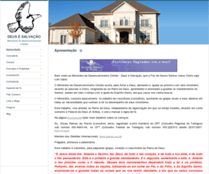 deusesalvacao.com: Deus é Salvação - Apresentação
Descrição básica do Serviço
