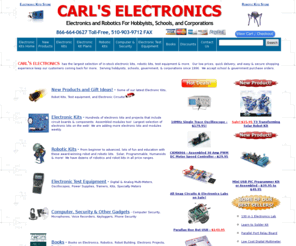 electronickits.com: Electronic Kits
Carl's Electronic Kits - We have hundreds of Electronic Kits, Electronic Circuits, Robots Robotic Kits, and Plans that are fun, educational, and hobby practical.