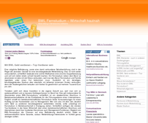 fernstudium-bwl.org: Mit BWL Geld verdienen – Top-Verdiener sein » BWL Fernstudium - Wirtschaft hautnah
Eine mögliche Beförderung, sowie eine damit verbundene Gehaltserhöhung sind in der Regel die zentralen Gründe für eine berufsbegleitende Weiterbildung. Dies