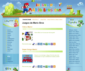 juegosdemariobros.com: Juegos de Mario Bros
Juegos de Mario Bros. Colección de juegos de mario bros y juegos de super mario bros. Entra al Mundo de Mario Bros en Juegos De Mario Bros !!