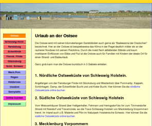 ostsee25.de: Direktbuchung von Ostsee Ferienwohnungen an der Küste von Schleswig Holstein und Mecklenburg Vorpommern. Rendsburg-Eckernförde, Flensburger Förde, Glücksburg, Rügen, Hiddensee, Usedom, Mecklenburgische Schweiz, Mecklenburgische Seenplatte
Ostsee Ferienwohnungen an der Küste von Schleswig Holstein und Mecklenburg Vorpommern. Rendsburg-Eckernförde, Flensburger Förde, Glücksburg, Rügen, Hiddensee, Usedom, Mecklenburgische Schweiz, Mecklenburgische Seenplatte