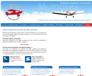 ailes-cevenoles.com: Les Ailes Cévenoles, école de formation ULM MUltiaxes - Uzès Belvézet - Gard (30)
Les Ailes Cévenoles,Les Ailes Cévenoles, école de formation aéronautique - loisirs agrave; volonté - Uzès Belvézet - Gard 30. 