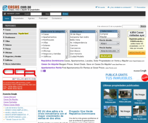 casas.com.do: Inicio - CASAS.com.do | Republica Dominicana |  Casas, apartamentos, pentHouses, solares,  etc.
Casas.com.do. Compra, venta y alquiler de propiedades en República Dominicana. Casas, apartamentos, pentHouses, villas, solares.