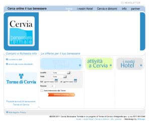 cerviabenessere.com: CERVIA BENESSERE TERMALE › cerca online l'Hotel per la tua settimana alle Terme di Cervia › offerte turismo riviera romagna per la stagione 2009
