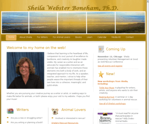 rescuematters.com: Sheila Webster Boneham
Home page for Sheila Webster Boneham, award-winning writer and companion animal advocate