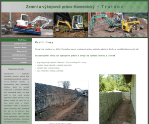 zemni-prace.net: Zemní a výkopové práce Trutnov
Provádíme zemní a výkopové práce: výkopy základů, terénní úpravy a zámkové dlažby. Záporové zdi, zpevňování svahů. Zahradnické práce, stříhání živých plotů.