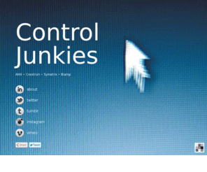 controljunkies.com: Control Junkies: Flavors.me
We control stuff.amx. crestron. symetrix. biamp.