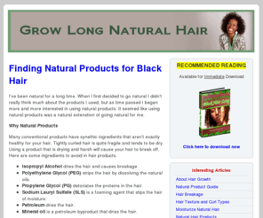 growlongnaturalhair.com: Grow Long Natural Hair
Learn you to grow African American hair long...