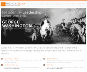 thenextleader.org: TheNextLeader.org | Sharpening The Next Generation -
