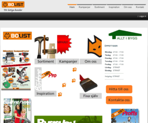 alltibygg.com: Byggvaror | Byggvaruhus | Järnhandel | Trävaror | BOLIST AB
Byggvaruhus och Järnhandel som erbjuder ett stort sortiment av kvalitativa och prisvärda byggvaror, trävaror och järnvaror till mycket förmånliga priser.