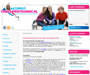 eindexamentraining.nl: Nationale Eindexamentraining | 96,8 % geslaagd.
Doe nu eindexamentraining voor Vwo, Havo of Vmbo-gt onder leiding van ervaren trainers. Van de makers van de Examenbundel. Persoonlijke aandacht gegarandeerd. 96,8% slagingspercentage.