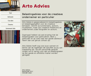 exclusievezorg.nl: Arto Advies
Arto Advies belastingadvies creatieve beroepen en particulieren