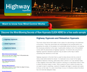 highwayhypnosis.org: highway hypnosis
What is highway hypnosis and how sometime it can be a danger to the driver and other who are travelling on the road