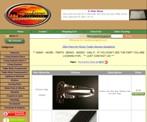 sundownertrailers.org: Welcome to Sundownerparts.com! Huge selection of Sundowner horse trailer parts. Order online and ship directly to you!
PUT THE DESCRIPTION OF YOUR SITE HERE