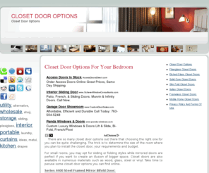 closetdooroptions.com: Closet Door Options, Wholesale, Modern, Contemporary, Styles
Wood is one of the best closet door options for your bedroom. Wood closets can blend in almost all types of home décor.