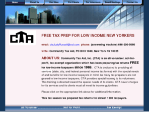 communitytaxaidnyc.org: Home - Community Tax Aid New York City
A WebsiteBuilder Website