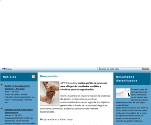 mprconsulting.net: MPR Consulting :: Management - Process - Results
Portal Web de MPR Consulting