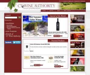 stepneywine.com: CT Wine Authority
CT Wine Authority | 877-419-4637 | Fairfield, CT 06825
We ship wine to most states in the USA. We boast a large selection of fine wines, from the best values to the most elite collectibles.