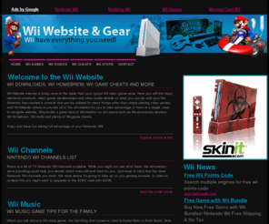 wiiwebsite.com: Wii Website
Wii Website - a website about all of the cool things you can do with your Wii besides just play games.