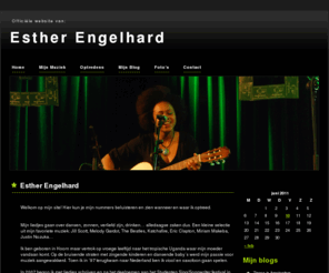 estherengelhard.nl: Esther Engelhard
Esther Engelhard - Sing & Songwriter uit Zwolle. Geboren in Nederland, getogen in Oeganda. Naast mijn eigen nummers zing ik ook liedjes van Tracy Chapman, Adele, Paulo Nutini, Otis redding