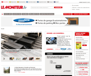 portail-construction.com: L'actualité du Btp et de la construction - Le Moniteur.fr
Retrouvez toute l'actualité et les services du btp et de la construction sur lemoniteur.fr