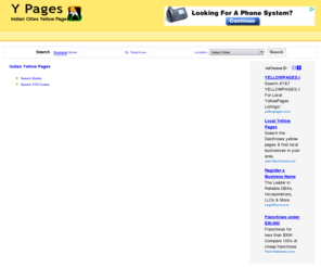 indianypages.in: Indian Yellow Pages Indian Business Directory India Ypages
Indian Yellow Pages Indian Business Directory India Ypages