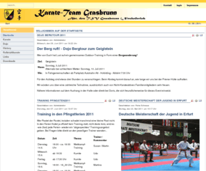 karatedo.org: Willkommen auf der Startseite
Die Homepage der Abteilung Karate des TSV Grasbrunn / Neukeferloh