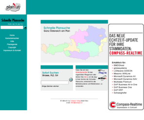 map-o-mat.com: plan.at
Die schnellsten Stadtpläne Österreichs (mehr als 1300 Gemeinden im Detail)