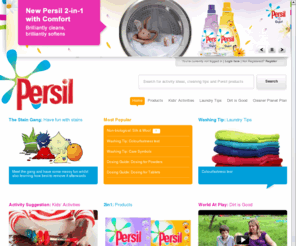 persil.com: Persil.com - for tips and advice on washing powders, skin care, stain removal, kids' activities and more
Persil. Getting them ready for tomorrow