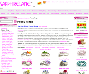 promiseposeyrings.com: Poesy Rings Promise Rings Wedding Rings at SapphireLane®
Poesy Rings, promise rings, wedding rings, often given as purity and friendship rings date to 5BC, largest selection since 2001 at SapphireLane® 