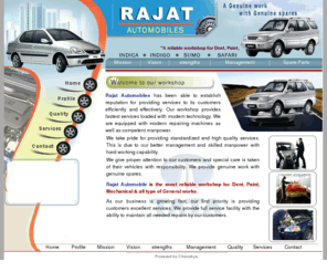 rajat.biz: Rajat Automobiles, Udaipur, Rajasthan, India : Tata car workshop
