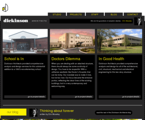 dickinsonarchitects.com: Dickinson Architects
Joomla! - the dynamic portal engine and content management system