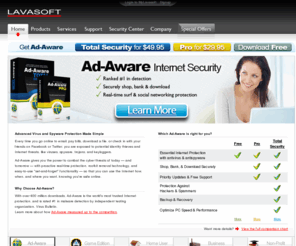 lavasoft.es: Ad-Aware by Lavasoft - Antivirus software, free spyware removal, firewall
Providers of the most downloaded anti-virus and free spyware removal software, Ad-Aware. Additional award-winning security products for both home and business include firewall and data encryptor.
