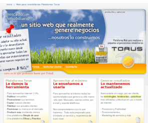 gmt-3.com: Web para inmobiliarias plataforma Torus desarrollo sitio web para inmobiliarias, agentes inmobiliarios,  corredores publicos y martilleros - Inicio
GWeb para inmobiliarias plataforma Torus desarrollo sitio web para inmobiliarias GMT-3.com. Plataforma Torus. Diseño de sitios web para inmobiliarias. Desarollos de soluciones web para generar oportunidades y resultados para el mercado inmobiliario. Visitenes, solicite un Demo de nuestra plataforma Torus.