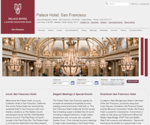 sfpalace.com: San Francisco California Hotel – Palace Hotel
Palace Hotel is a historic luxury San Francisco hotel near the Financial District and Union Square that offers hotel specials and meeting space.