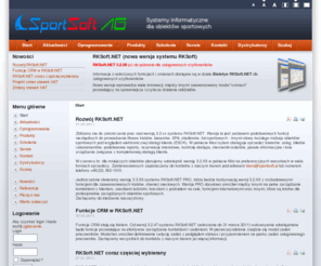 sportsoft.pl: SportSoft AG - Oprogramowanie dla obiektów sportowych ESOK - fitness, basen, stadion, siłownia
SportSoft AG dostarcza profesjonalne systemy informatyczne dla obiektów sportowych.