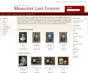 theurnsource.com: Low priced urs for the consumer
The Urn Source specializes in providing you with low cost ways to remember your loved one.  At The Urn Source, we understand that making this decision may be difficult.  This is why it is our pleasure to assist you in your time of need.