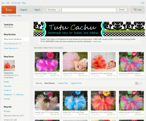 tutucachu.com: Tutu Cachu by TutuCaChu on Etsy
Follow Tutu Cachu on Facebook at www.facebook.com/tutucachu. I often offer coupon codes and will be hosting another TUTU GIVEAWAY when the shop reaches