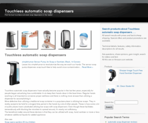automatic-soap-dispenser.com: Automatic soap dispenser store
Automatic soap dispenser store