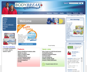 bodybreak.com: Body Break - Health, Fitness and Nutrition Information.  Keep fit and have fun!
