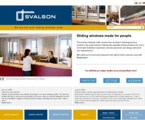 svalson.com: Skjutluckor, skjutlådor, vindskydd, receptionsluckor / Svalson AB
