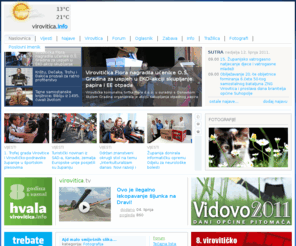 virovitica.info: Virovitica.info
Virovitica.info je vodeći regionalni news portal koji svakodnevno donosi vijesti s prostora Virovitičko-podarsvke županije.