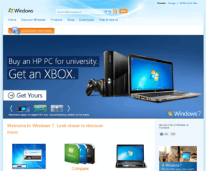 windows.ca: Windows Home:  Windows 7 Features & Tours, Windows Downloads & More
Windows home is your best first stop to get information about Windows 7, take a product tour, compare editions of Windows, find downloads and more.