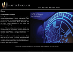 masterproducts.co.uk: Master Products - Home
led edgelit system & led lighting from uk manufacturer master products ltd.