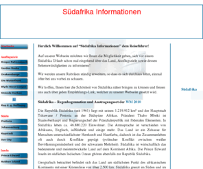 suedafrika-informationen.com: Südafrika | Reiseführer für Sehenswürdigkeiten und Ausflugsziele | Informationen über Südafrika
Südafrika Reiseführer - Informationen und Beschreibungen zu Sehenswürdigkeiten in Südafrika  - Ausflugsziele zu Städten und Strände