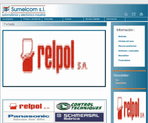 sumelcom.com: Sumelcom - Automatismos y Electrónica Industrial - Portada
Your website description goes here