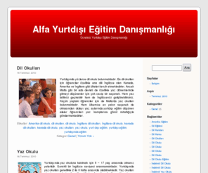 alfayurtdisiegitim.net: Alfa Yurtdışı Eğitim Danışmanlığı
Alfa yurtdışı eğitim danışmanlığı İstanbul'da ücretsiz eğitim danışmanlığı veren bir şirkettir. Kanada, İngiltere, Amerika gibi ülkelerde yüzlerce dil okulu ve yaz okulu ile çalışır